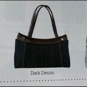 Thirty-one Fitted Purse Skirt Dark Denim